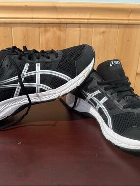 Asics Men’s Black & White Athletic Running Shoes